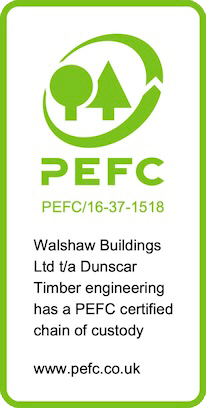 Dunscar Timber is accredited by PEFC