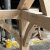Close up image of oak joints