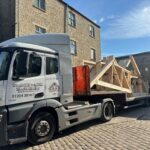 Trusses on the truck