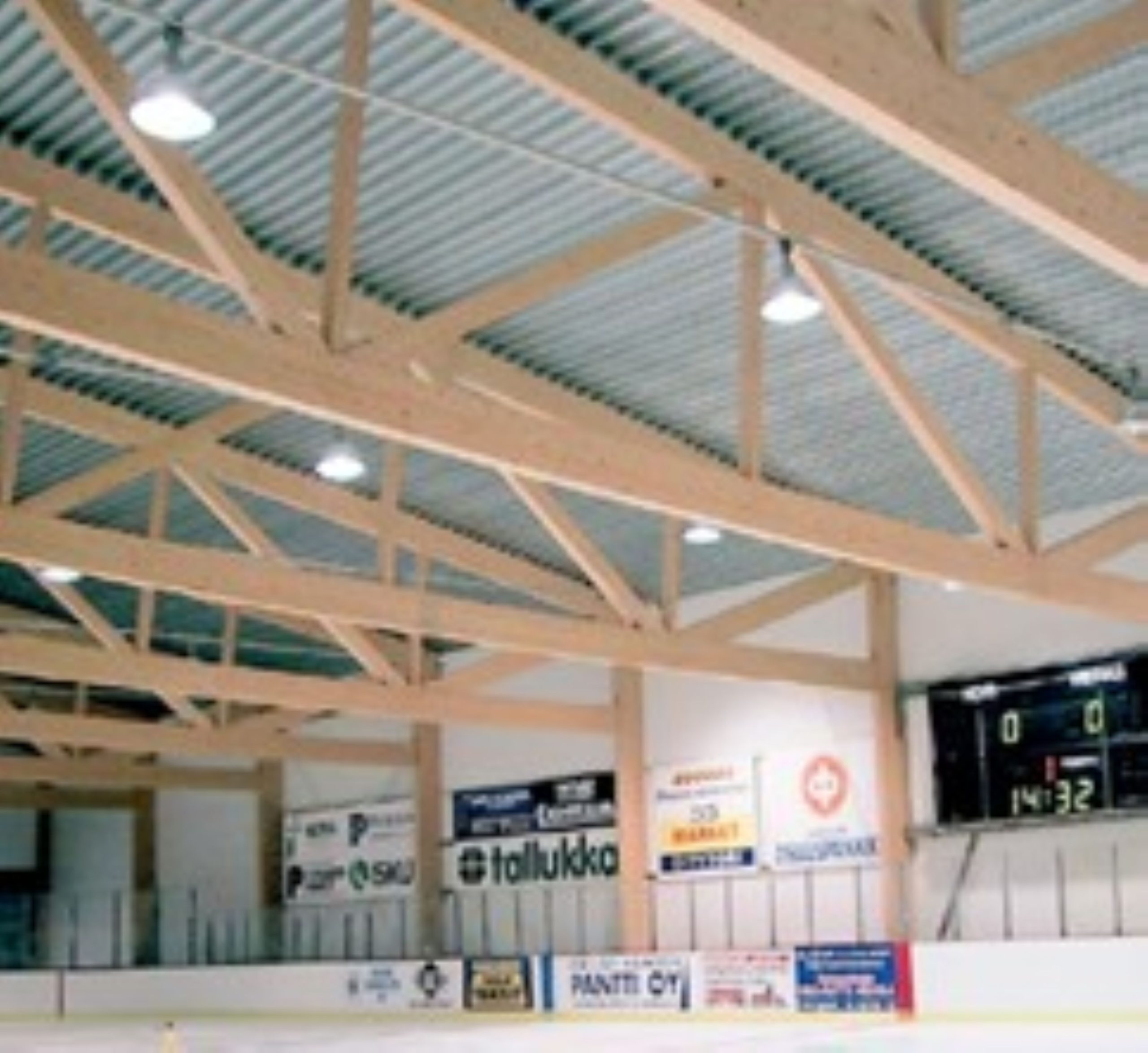 Glulam Beams Hockey pitch